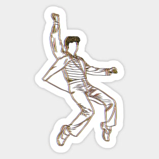 Elvis CMYK Sticker